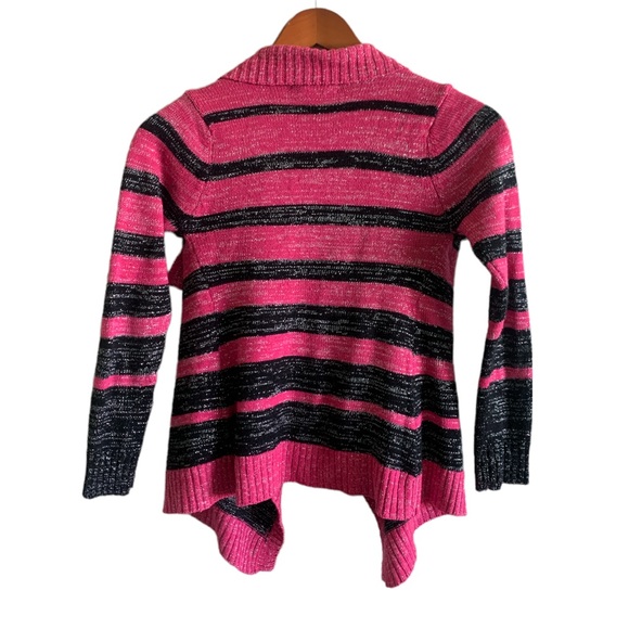 Girls sparkly Striped Cardigan - Picture 2 of 4